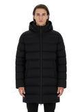 Black Hooded Down Jacket 1