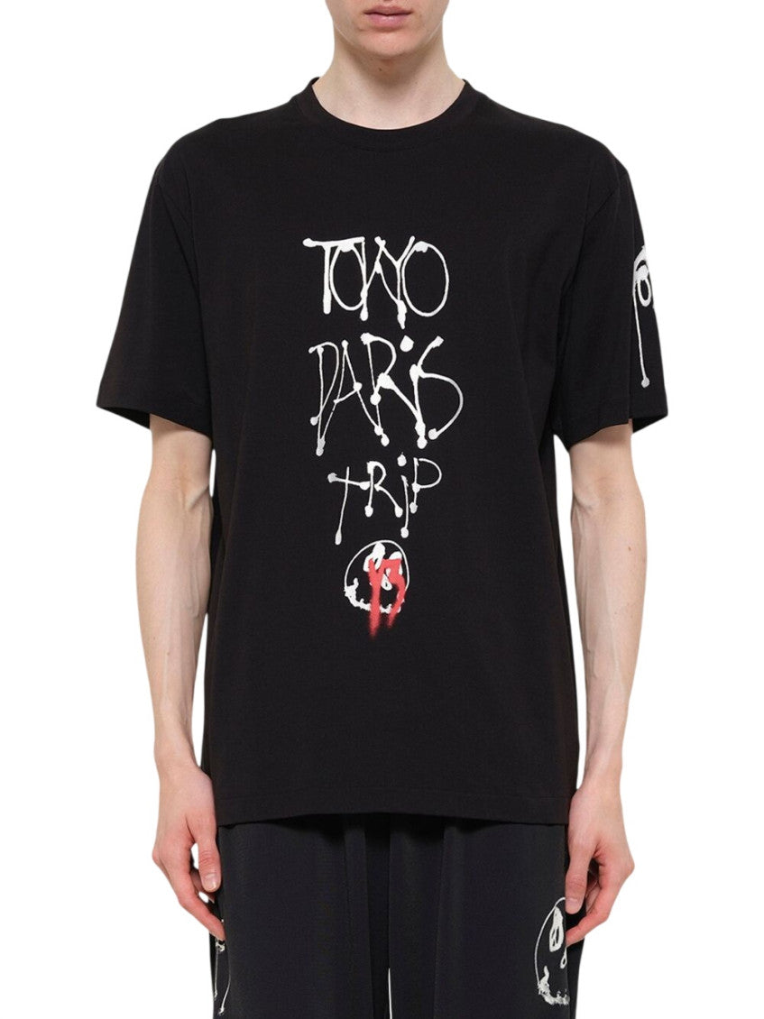 Black Graphic Print T-Shirt 2
