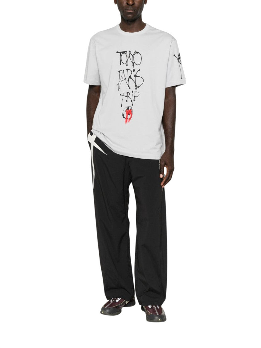 Grey Graphic Print T-Shirt 1