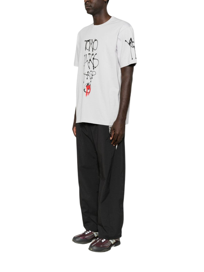 Grey Graphic Print T-Shirt 3