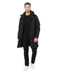 Black Hooded Parka Jacket 1