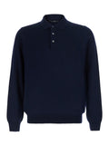 Navy Blue Polo Sweater 1