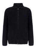 Black Zip-Up Cardigan 1