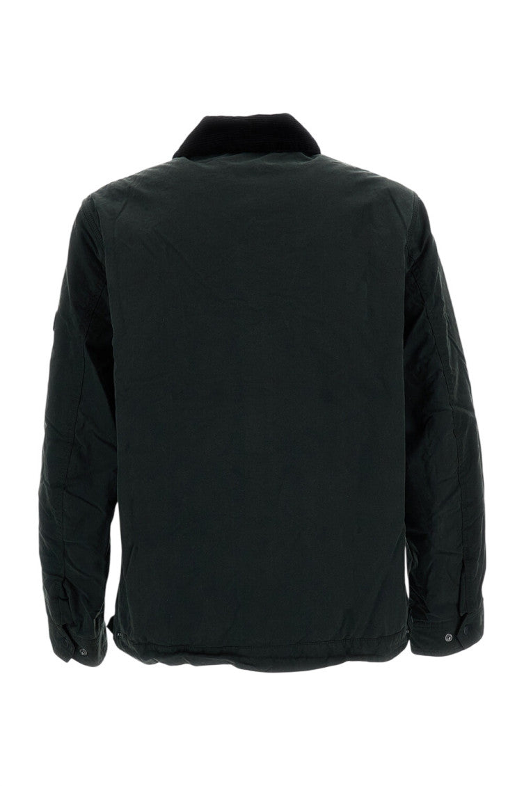 Green Shirt Collar Jacket 2