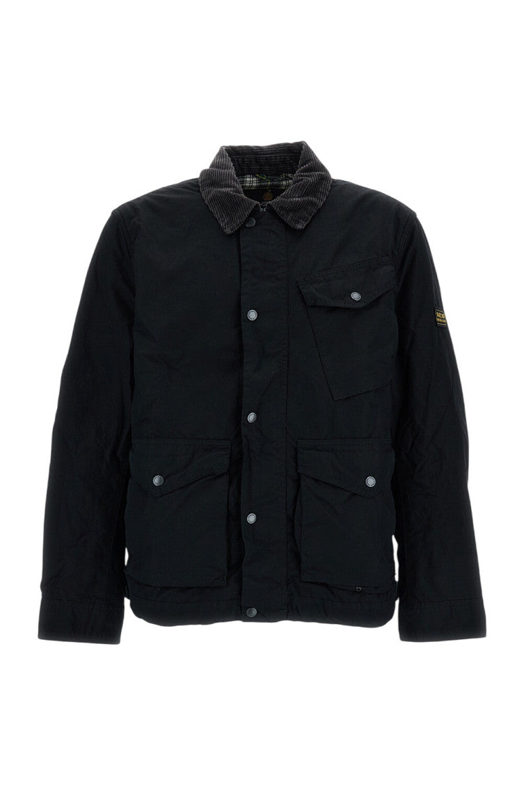 Black Shirt Collar Jacket 1