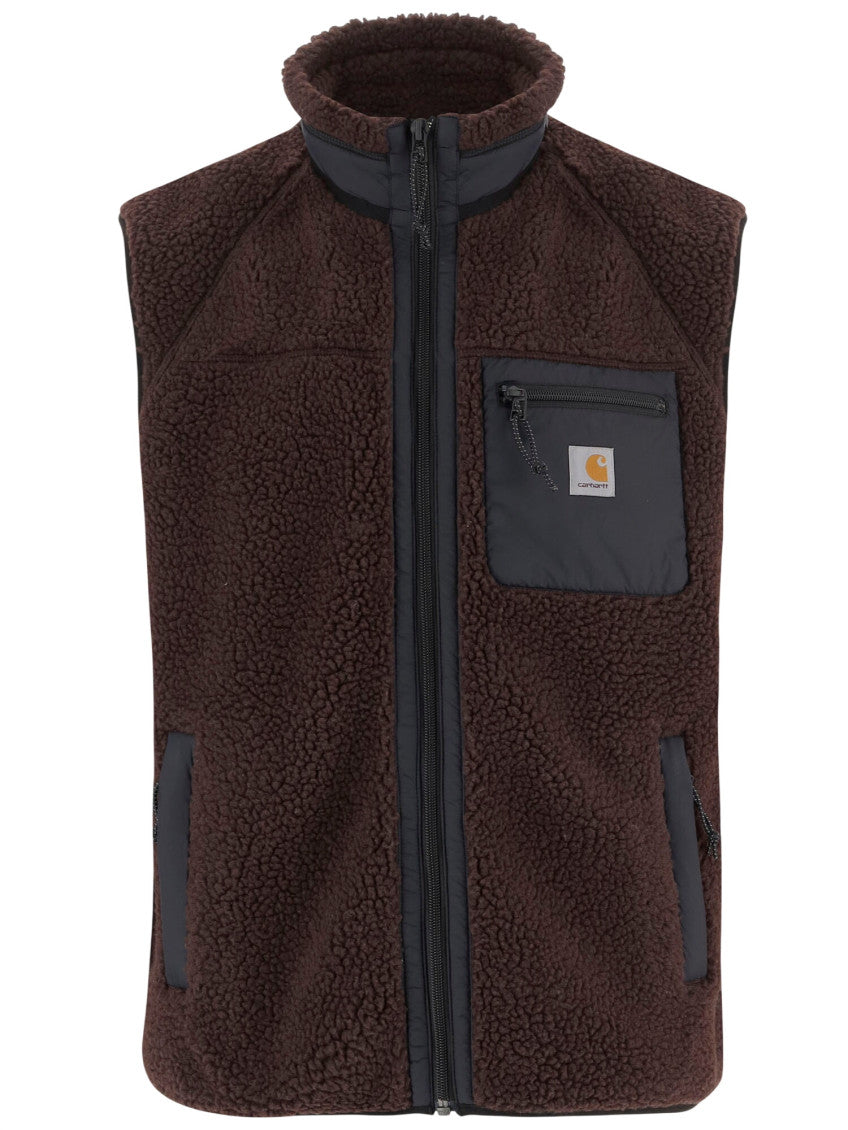 Brown Zip Up Fleece Jacket 1