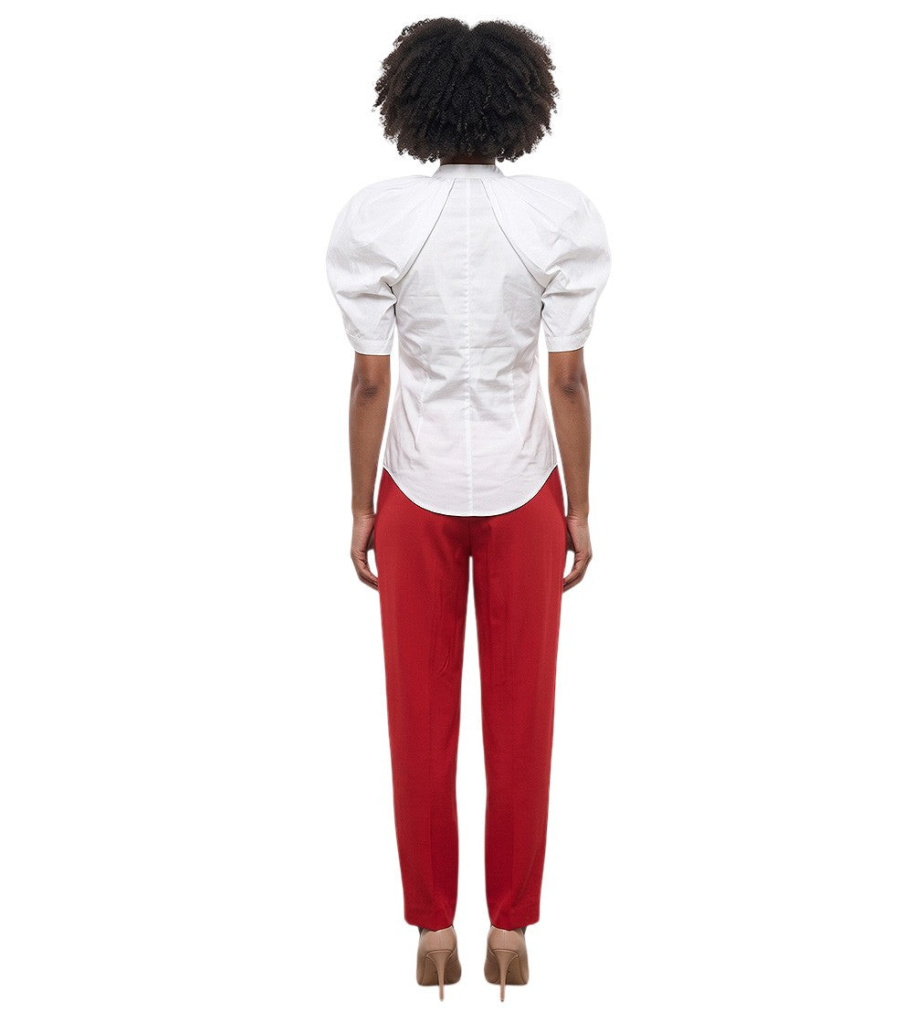 White Regular Solid Shirt 2