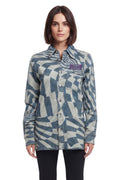 Blue Regular Geometric Shirt 1