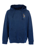 Blue Logo Regular Hoodie 1