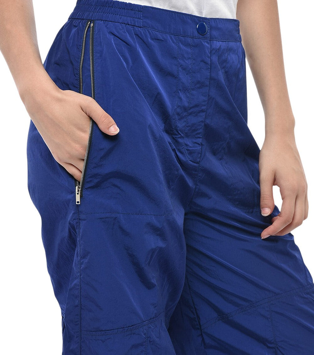 Blue Relaxed Cargos Pants 3