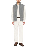Grey Sleeveless Fleece Jacket 1