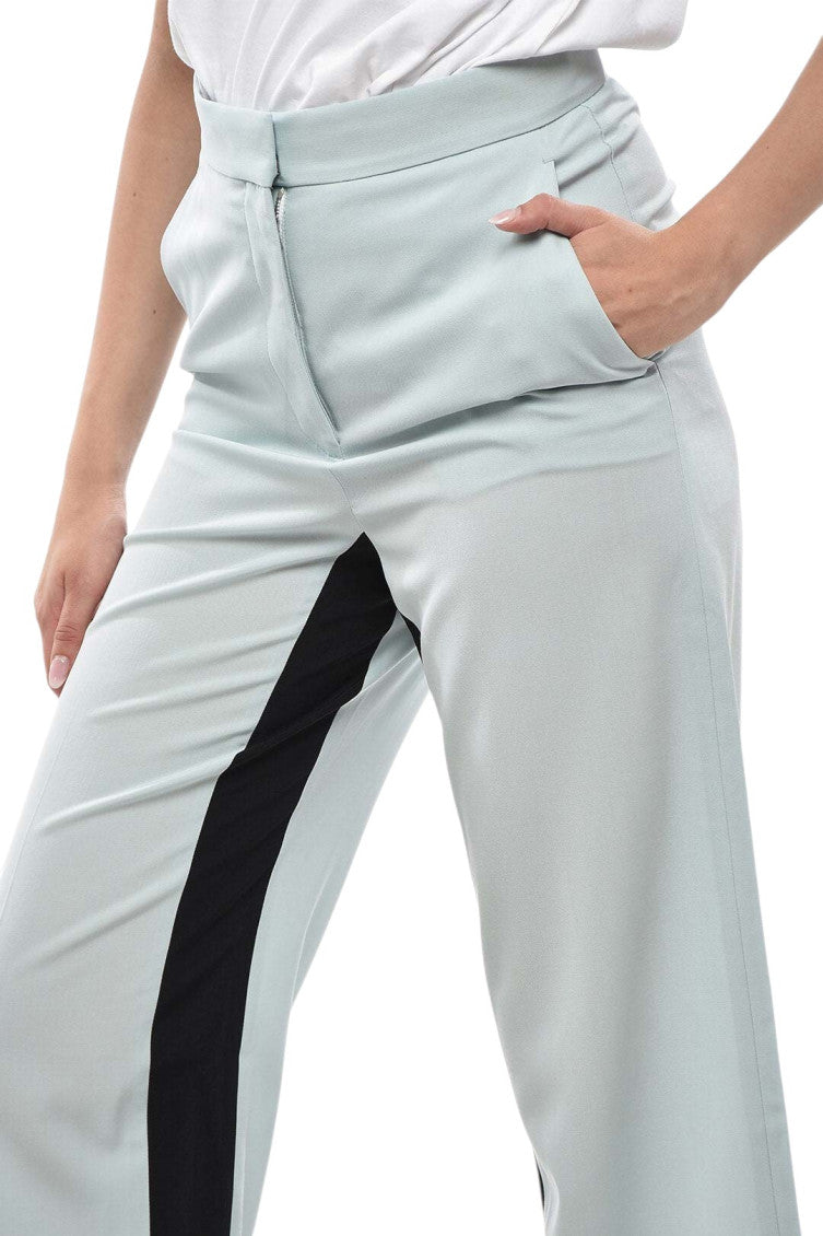 Sky Blue Flat Front Pant 3