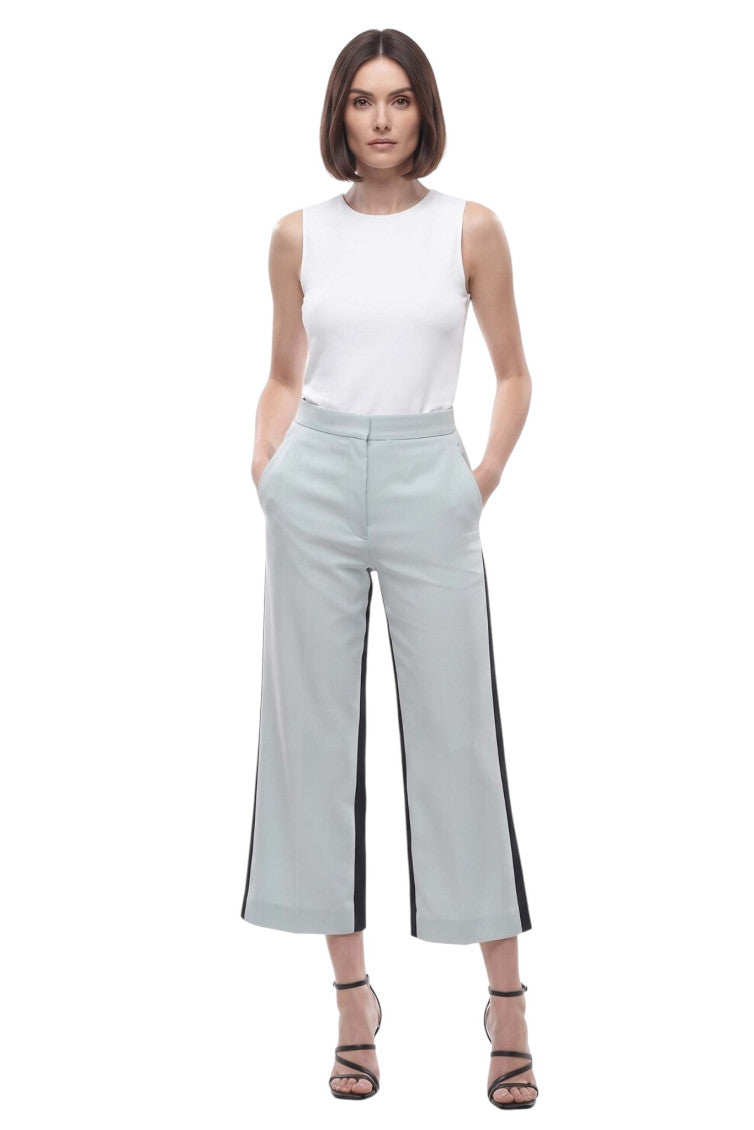 Sky Blue Flat Front Pant 4