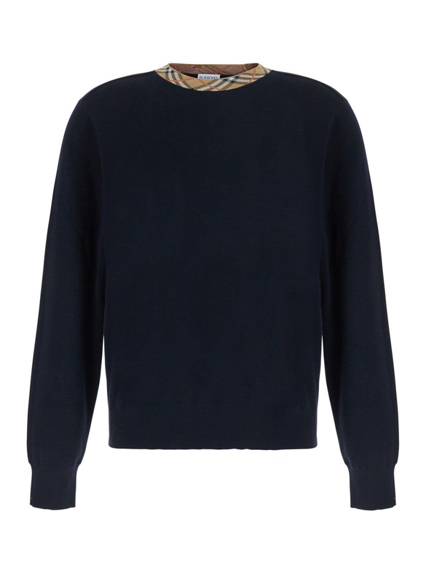 Dark Navy Knitted Sweater 1