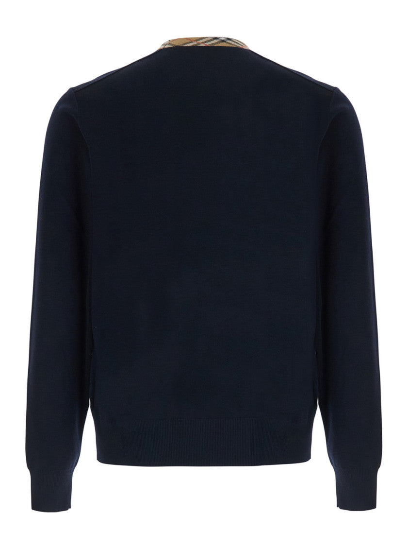 Dark Navy Knitted Sweater 2