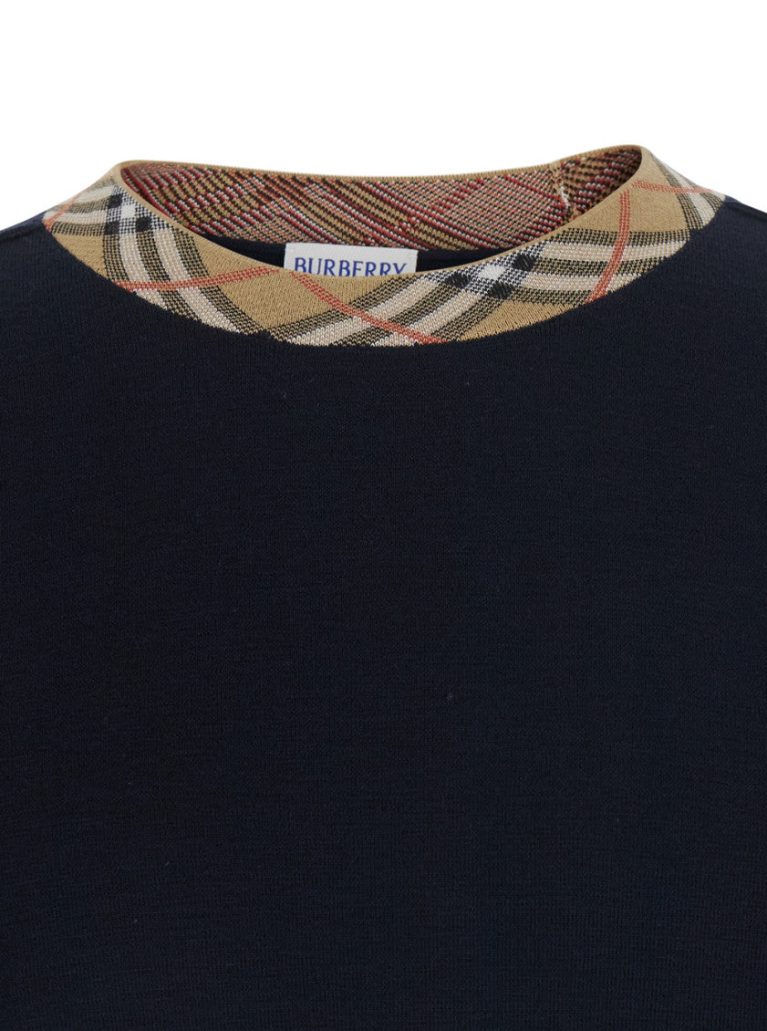 Dark Navy Knitted Sweater 3