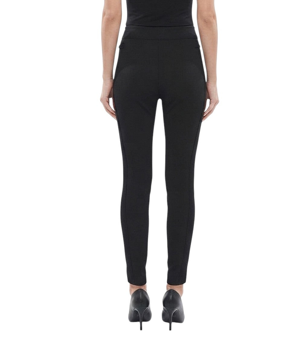 Black Skinny Flat Front Pants 2