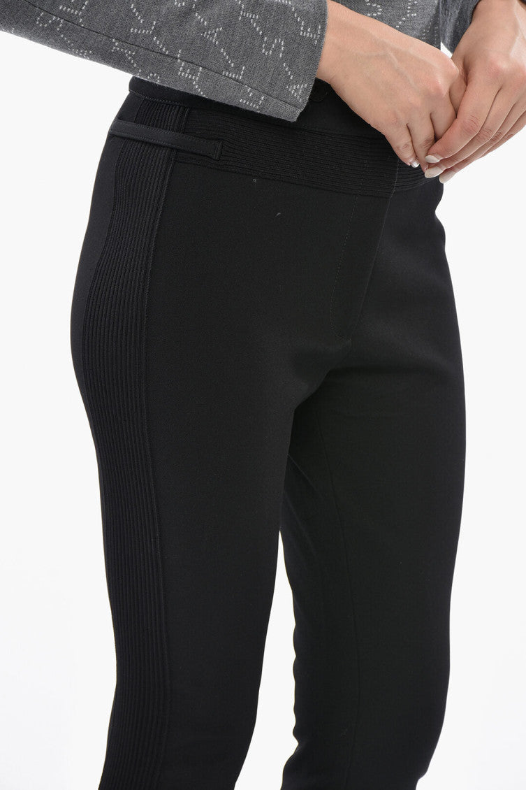 Black Skinny Flat Front Pants 3