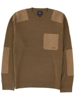 Brown Crew Neck Sweater 1