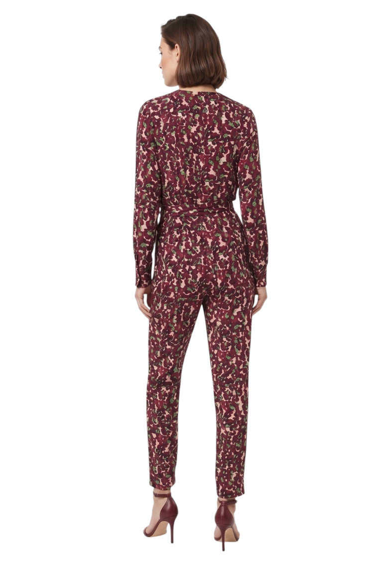 Multicolor Floral V Neck Jumpsuit 2