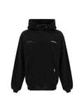 Black Relaxed Logo Hoodie 1