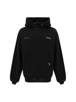 Black Relaxed Logo Hoodie 1