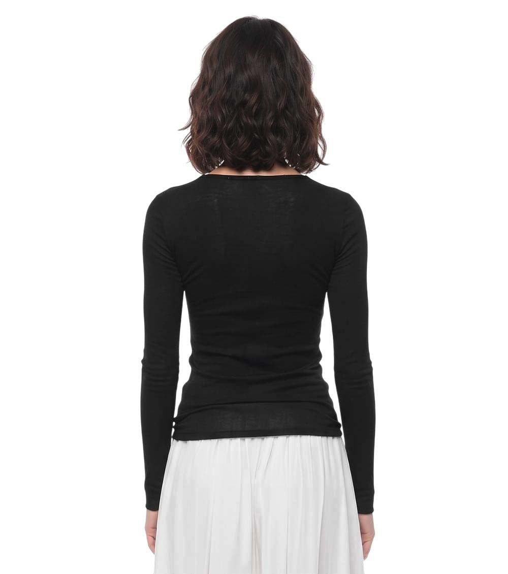 Black Crew Neck Sweater 2