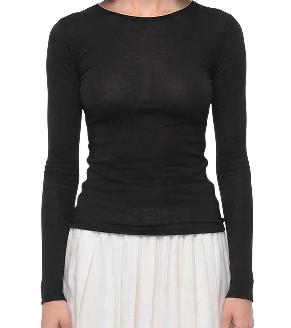 Black Crew Neck Sweater 3