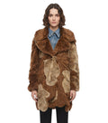 Brown Notched lapel Trench Coat 1
