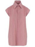 Red Regular Stripes Shirt 1