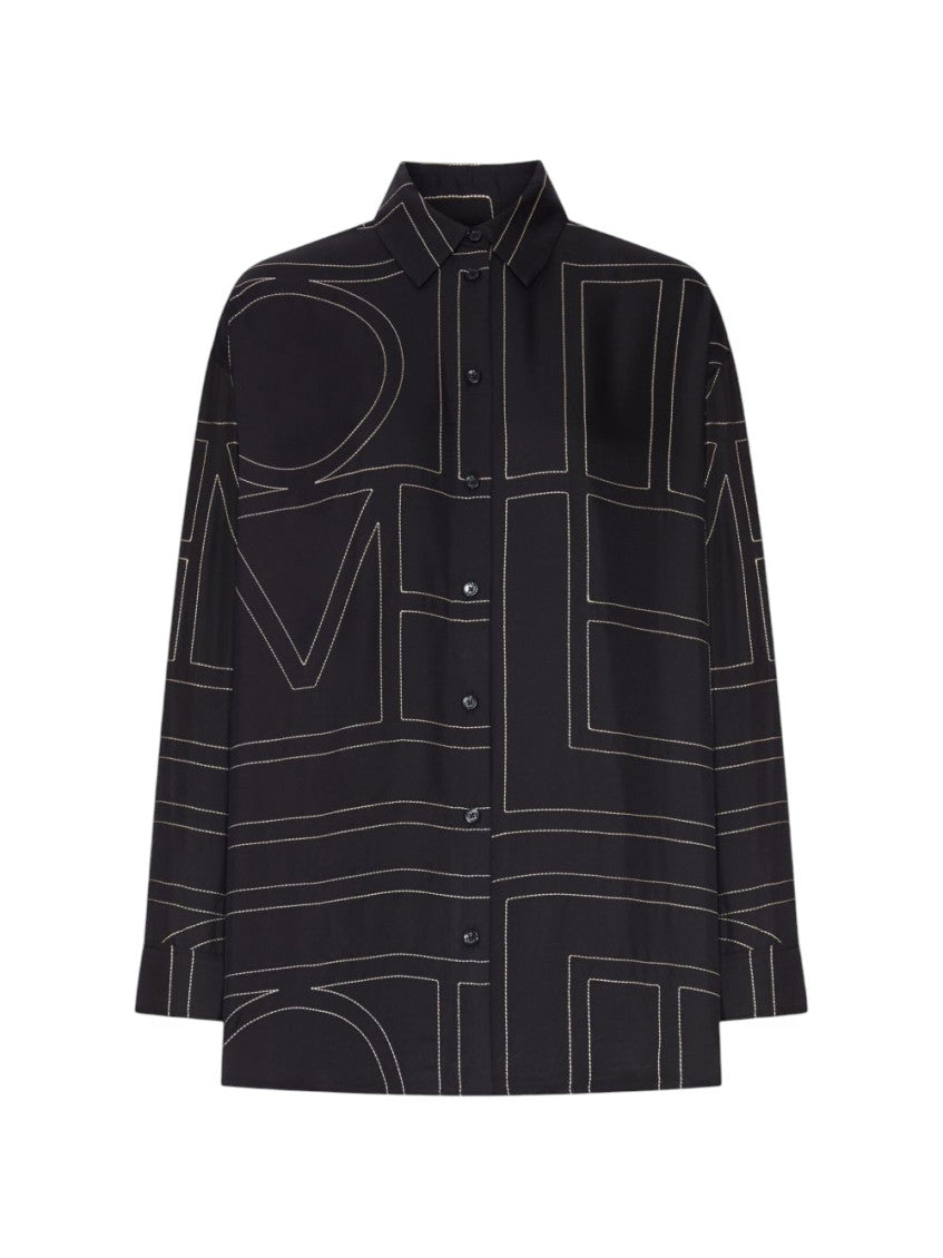 Black Embroidered Shirt 1