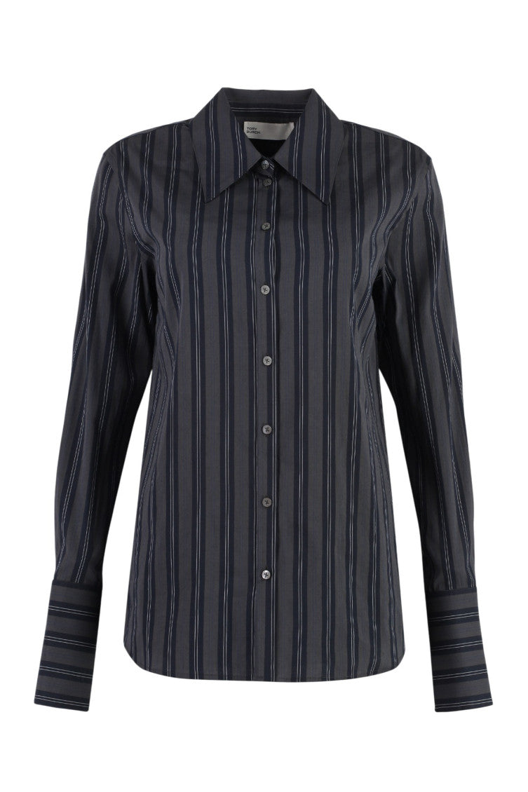 Dark Blue Stripes Shirt 1