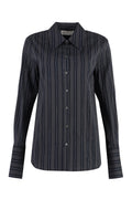 Dark Blue Stripes Shirt 1