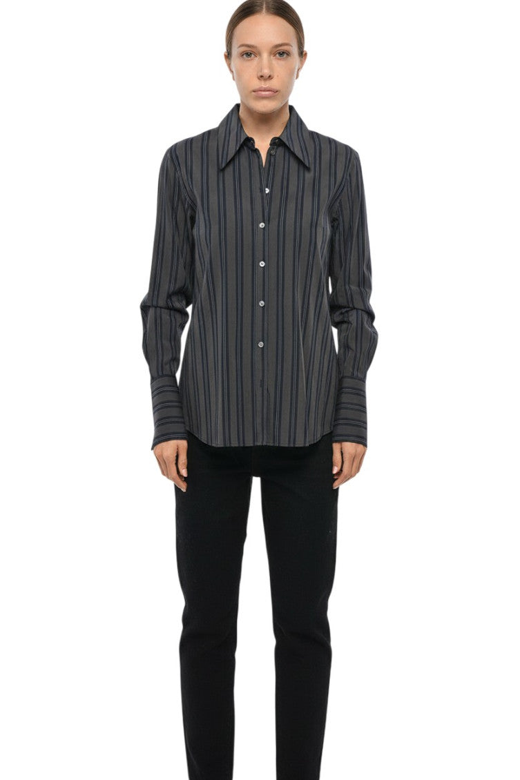 Dark Blue Stripes Shirt 3