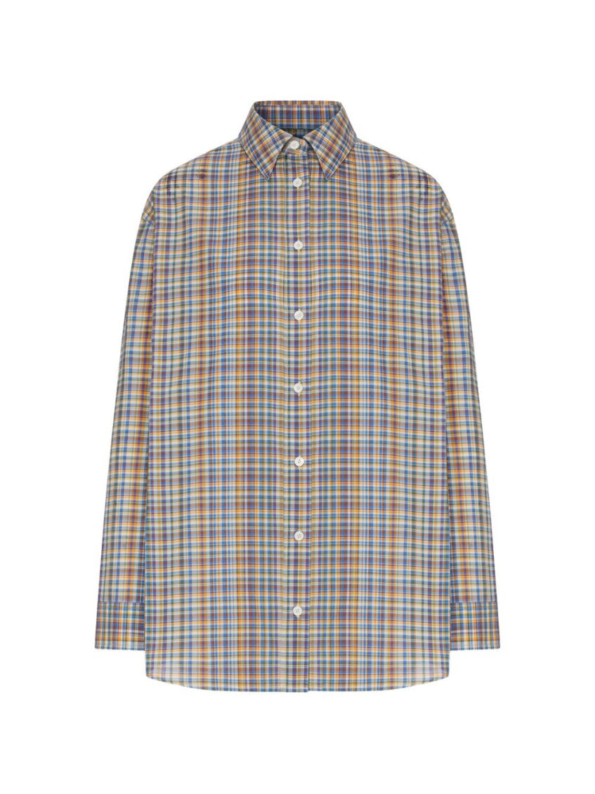 Multicolor Regular Plaid Shirt 1