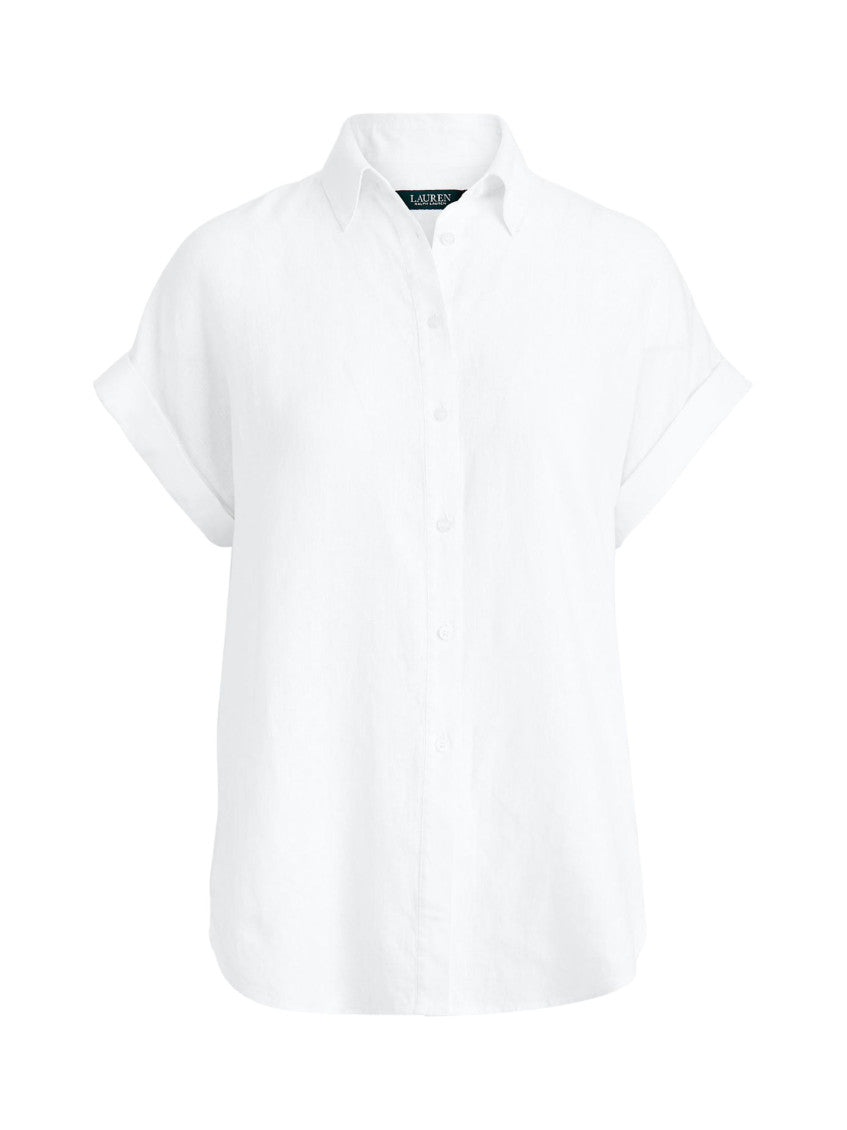 White Regular Solid Shirt 1