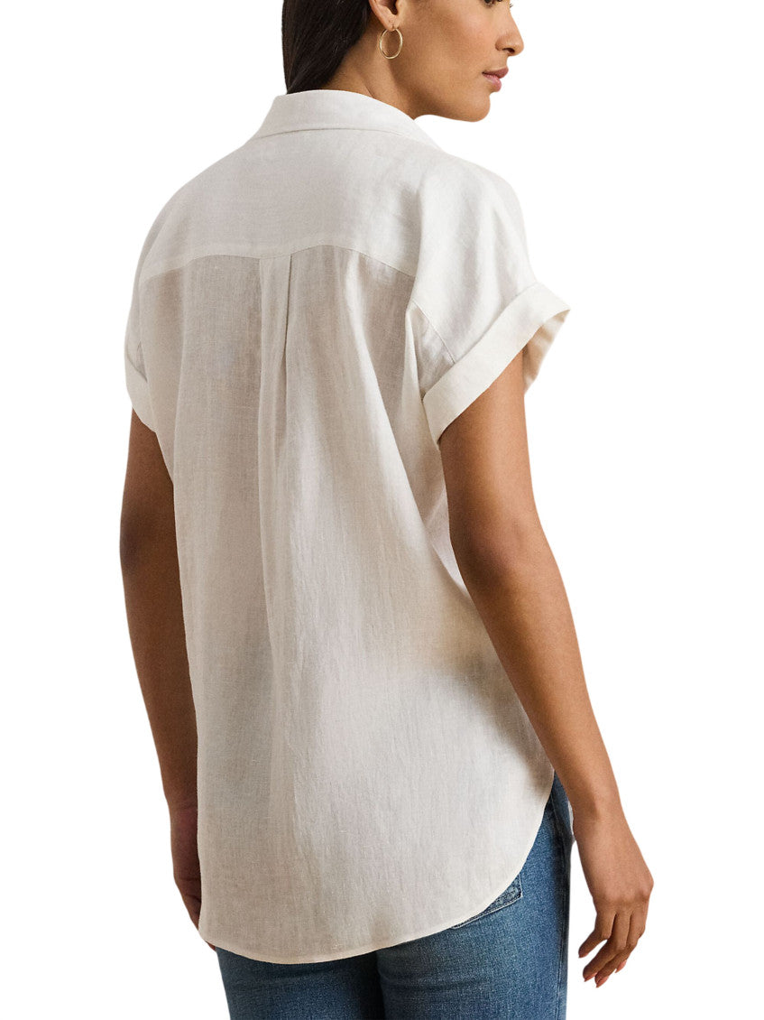 White Regular Solid Shirt 2