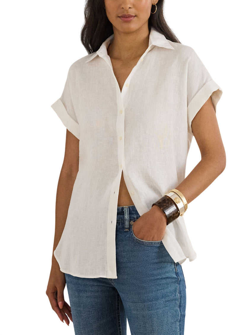 White Regular Solid Shirt 4