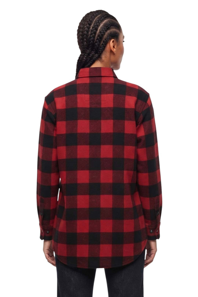 Red Regular Checks Shirt 2
