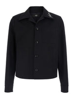 Black Regular Shirt Jacket 1