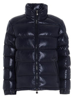 Blue Mock Collar Jacket 1