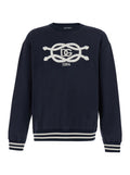 Navy Blue Logo Sweatshirt 1