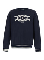 Navy Blue Logo Sweatshirt 1