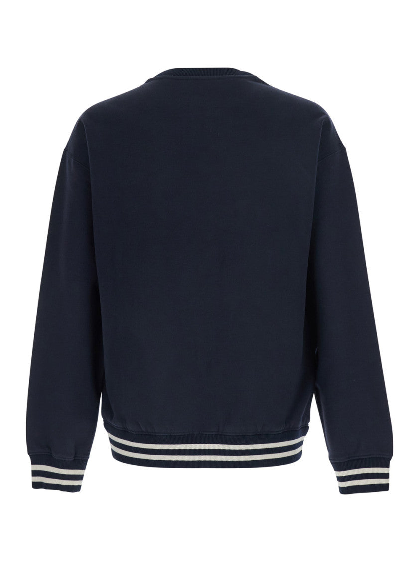 Navy Blue Logo Sweatshirt 2