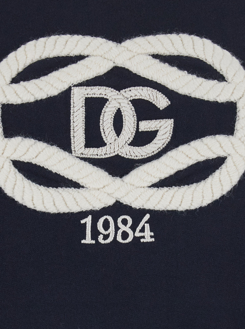 Navy Blue Logo Sweatshirt 3