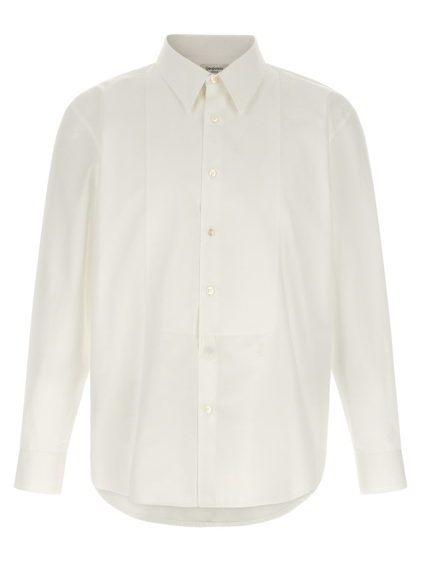 White Regular Solid Shirt 1