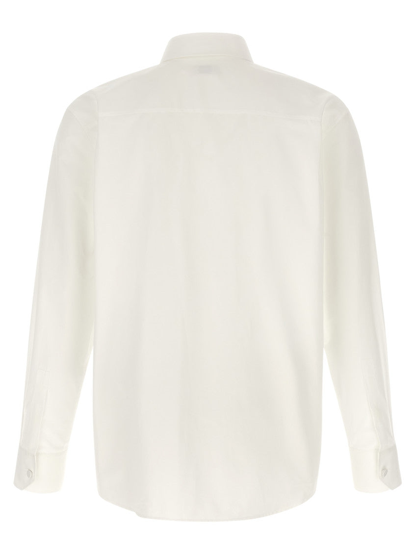 White Regular Solid Shirt 2