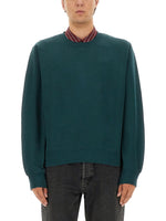 Green Crew Neck Sweatshirt 1