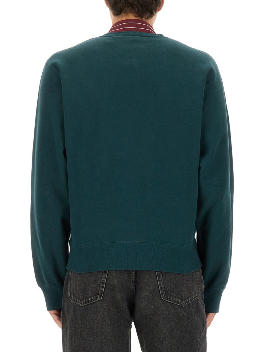 Green Crew Neck Sweatshirt 3