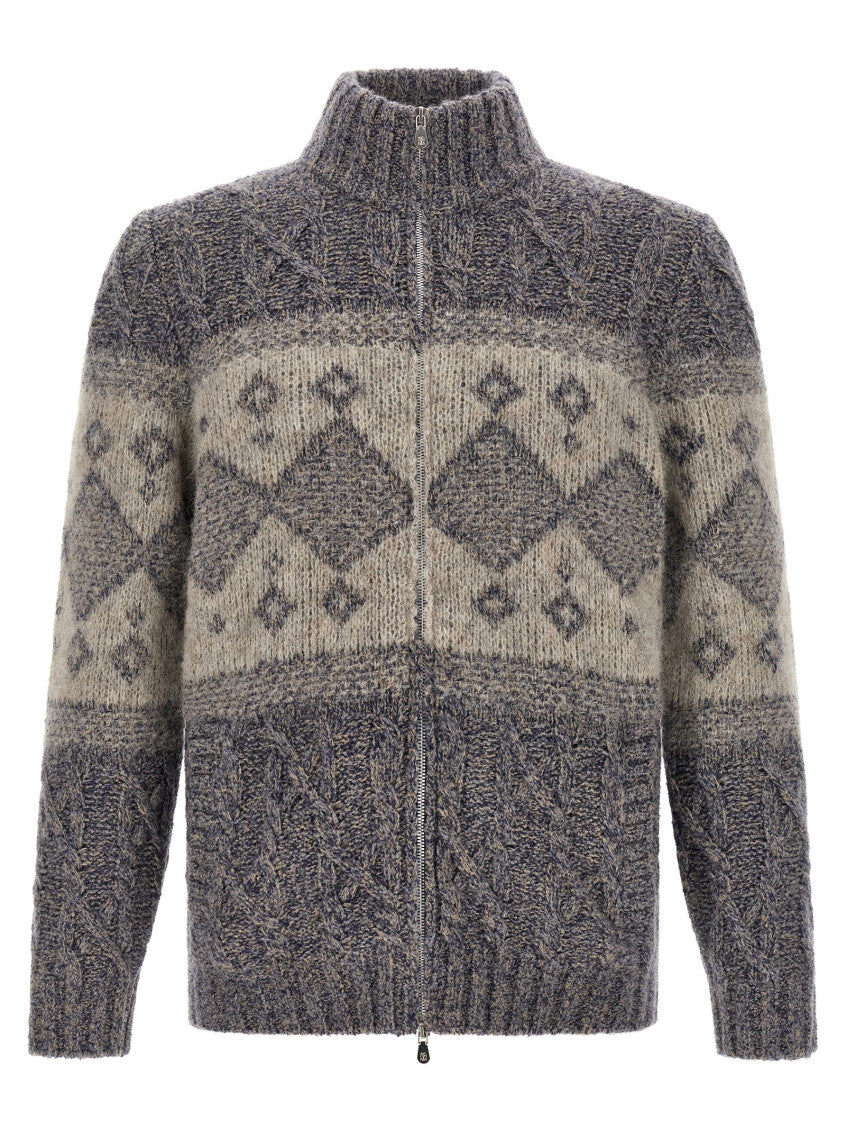 Grey Turtle Neck Sweater 1